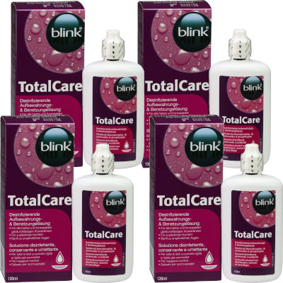 blink TotalCare Solución Desinfectante Pack ahorro (4x 120ml)