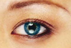 Frequency colors blue