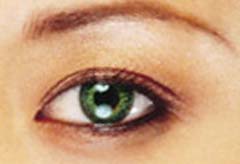 Frequency colors green
