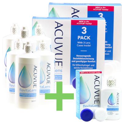 Acuvue RevitaLens Pack 6 meses (6x 360ml)