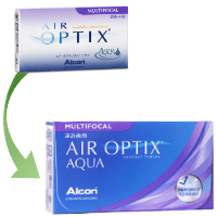 Air Optix Aqua Multifocal (6 lentillas)