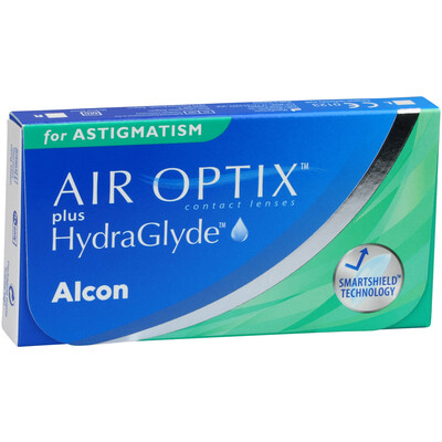 Air Optix plus HydraGlyde for Astigmatism (6 lentillas)