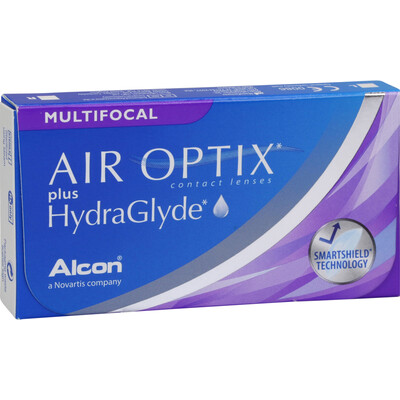 Air Optix plus HydraGlyde Multifocal (6 lentillas)