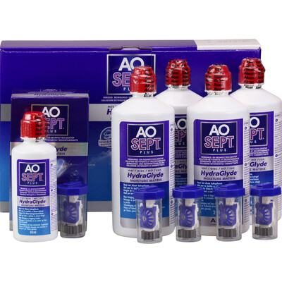 AOSEPT PLUS HydraGlyde Ahorro (4x 360ml)