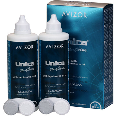 Avizor Unica sensitive (2x350ml) - Pack de 3 meses