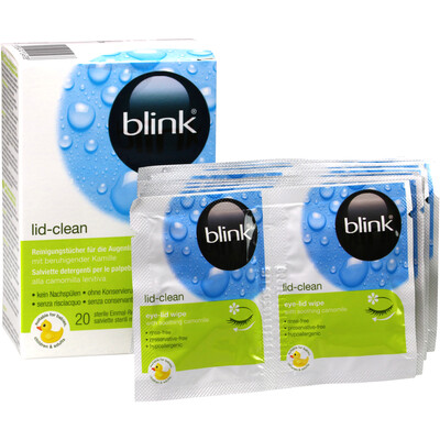blink-lid-clean toallitas para la higiene ocular