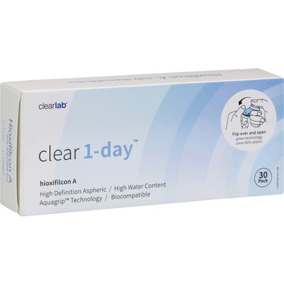 clear 1-day (30 lentillas)