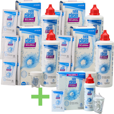 Ever Clean Scleral Pack Ahorro (4x 300ml)