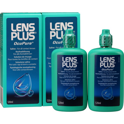 Lens Plus OcuPure 120ml Pack Doble