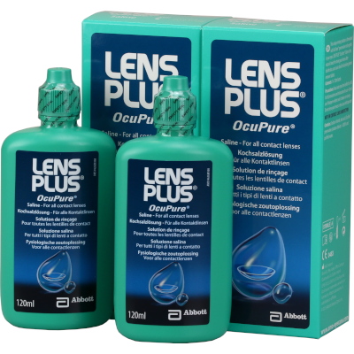 Lens Plus OcuPure 120ml Pack Doble