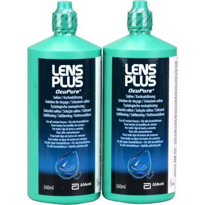 Lens Plus OcuPure 360ml Pack Doble