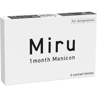 Miru 1 month Menicon Toric (6 lentillas)