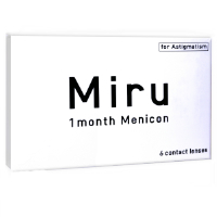 Miru 1 month Menicon for Astigmatism (6 lentillas)