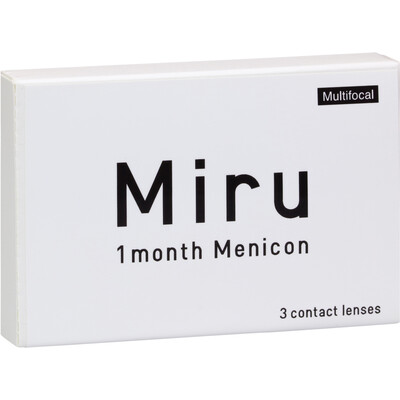 Miru 1 month Menicon Multifocal (3 lentillas)