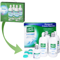 Opti-Free PureMoist Pack Ahorro (4 x 300ml)