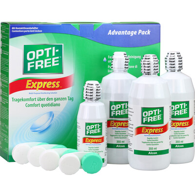 Opti-Free Express 3x 355ml + 1x 120ml - Pack ahorro