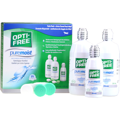 Opti-Free PureMoist 2x 300ml + 90ml