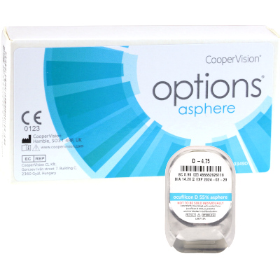 Options Asphere (6 lentillas) + 1 lente -Oferta de prueba