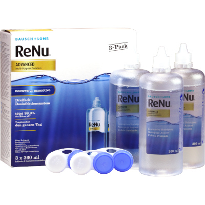 ReNu Advanced 3-Pack (3x 360ml) - Pack de 3 meses