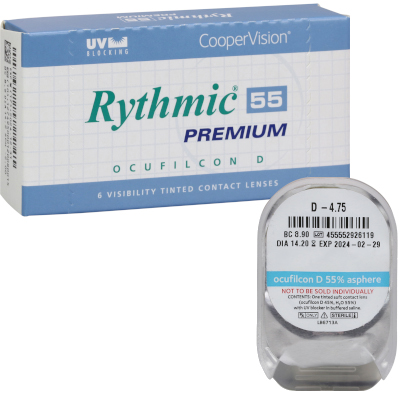 Rythmic 55 PREMIUM (6 lentillas) + 1 lente -Oferta de prueba